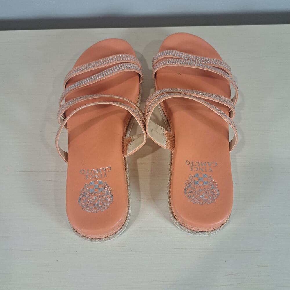 Vince Camuto Rallsan Strappy Crystal Women's Sandals Mimosa Size 8 - Picture 8 of 12